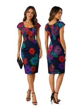 Felicity & Coco Multicolor Floral Mini Dress